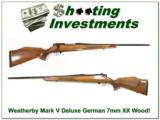 Weatherby Mark V Deluxe German 7mm XX Wood! - 1 of 4