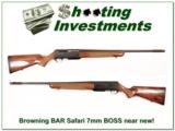 Browning BAR Safari 7mm Rem Mag BOSS near new! - 1 of 4