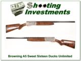 Browning A5 Sweet Sixteen Duck Unlimited XX Wood! - 1 of 4
