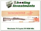 Winchester Model 70 New Haven Coyote Laminate Stainless 270 WSM - 1 of 4