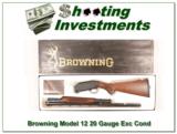 Browning Model 12 20 Gauge Exc Cond in box! - 1 of 4