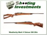 Weatherby Mark V Deluxe 300 26in barrel - 1 of 4