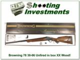 Browning Model 78 30-06 Heavy Barrel unfired in box! - 1 of 4