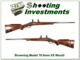 Browning Model 78 6mm XXX Wood! - 1 of 4
