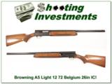 Browning A5 Light 12 72 Belgium 26in IC VR! - 1 of 4