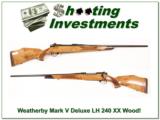 Weatherby Mark V Deluxe LH 240 Wthy mag Blond wood! - 1 of 4