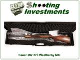 Sauer 202 in 270 Weatherby New in Case! - 1 of 4