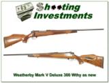 Weatherby Mark V Deluxe 300 Wthy Mag Exc Cond - 1 of 4