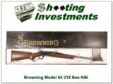Browning Model 65 218 Bee NIB - 1 of 4