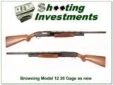 Browning Model 12 20 Gauge as new unfired! - 1 of 4