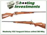 Weatherby Vanguard VGX 300 as new unfired! - 1 of 3