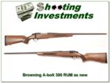 Browning A-bolt Rare 300 Rem Ultra Magnum near new! - 1 of 4