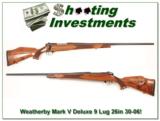Weatherby Mark V Deluxe 30-06 9 lug 26in - 1 of 4