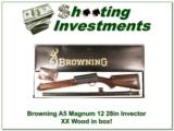 Browning A5 Magnum 12 28in Invector in box XX Wood! - 1 of 4