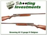 Browning A5 51 Belgium Solid Rib 12 gauge - 1 of 4