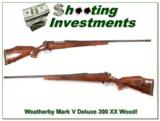Weatherby Mark V Deluxe 300 Wthy Mag Exc Wood! - 1 of 4