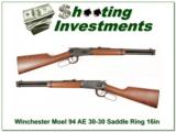 Winchester 94 AE 94AE Trapper Saddle ring 30-30 unfired! - 1 of 4
