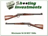 Winchester 1894 94 30 WCF Flat Band made in 1940s! - 1 of 4