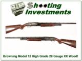Browning Model 12 28 Gauge High Grade XX Wood! - 1 of 4