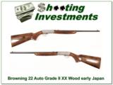 Browning 22 Auto Grade II 1975 XX Wood! - 1 of 4