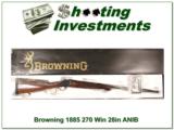 Browning 1885 270 Win 28in Octagonal ANIB - 1 of 4