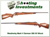 Weatherby Mark V Deluxe German 300 XX Wood near new! - 1 of 4