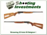 Browning 22 Auto 65 Belgium nice wood! - 1 of 4