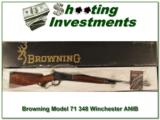 Browning Model 71 348 Winchester ANIB - 1 of 4