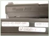 Sig Sauer P-220 P220 45 Auto excellent in case - 4 of 4