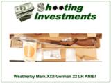 Weatherby XXII 22 Bolt action Anschutz made ANIB - 1 of 4