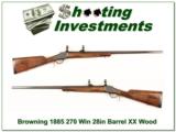 Browning 1885 270 Win 28in Octagonal Exc Cond - 1 of 4