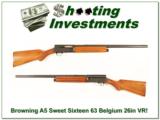 Browning A5 Sweet Sixteen 63 Belgium 26in IC VR - 1 of 4