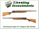 Browning A5 Light 12 71 Belgium 28in VR Mod - 1 of 4