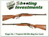 Ruger No. 1 #1 Tropical in 458 Win Mag about new - 1 of 4