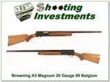 Browning A5 20 Magnum 69 Belgium VR Modified - 1 of 4