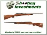 Original Weatherby XXII Semi-auto in about new condition! - 1 of 4