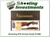 Browning High Grade VI 22 Auto NEW IN BOX! - 1 of 4