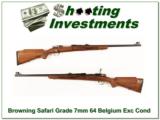Browning Safari Grade 64 Belgium 7mm Rem Mag Exc Cond! - 1 of 4