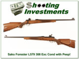 Sako Forester L579 308 Win Exc Cond with Peep! - 1 of 4
