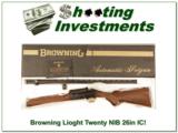 Browning A5 Light Twenty Belgium NIB 26in IC VR! - 1 of 4