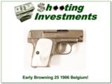 Early Browning FN 25 1906 Belgium Engraved! - 1 of 4