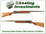 Browning Sweet Sixteen 1959 near new Collector Condition! - 1 of 4