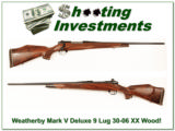Weatherby Mark V Deluxe 9 lug 30-06 XX Wood! - 1 of 4