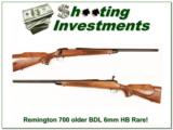 Remington 700 early BDL 6mm Varmint Heavy Barrel - 1 of 4