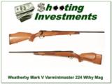 Weatherby Mark V Deluxe Varmintmaster 224 Wthy - 1 of 4
