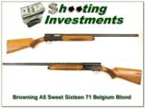 Browning A5 Sweet Sixteen 71 Belgium Blond VR! - 1 of 4