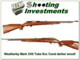 Weatherby Mark XXII Tube Darker wood Exc Cond! - 1 of 4