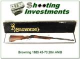 Browning 1885 45-70 28in Octagonal barrel near new in box! - 1 of 4