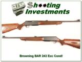 Browning BAR hard to find 243 Win Exc Cond! - 1 of 4