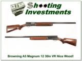 Browning A5 Magnum 12 nice wood 30in VR - 1 of 4